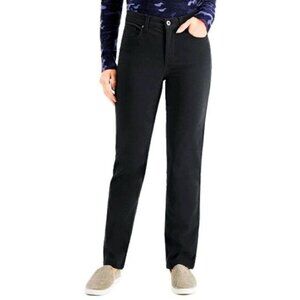 Style & Co Petite High-Rise‎ Natural Straight Leg Jeans